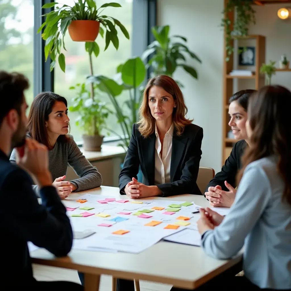 Professional business solutions illustration